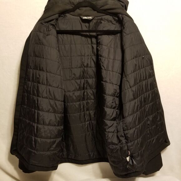 The North Face Mens Large Coat Apex Elevation Jacket Black Zip Pockets Windproof - Picture 9 of 13